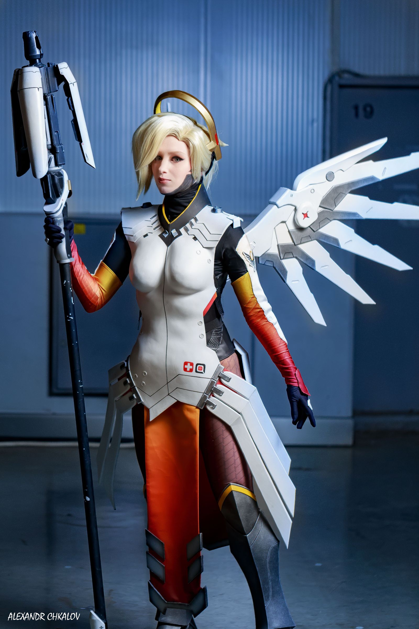 Photo cosplay part 1: Overwatch at Comic-Con Russia - My, Overwatch, Comic-con, Cosplay, Igromir, Mercy, Tracer, Longpost