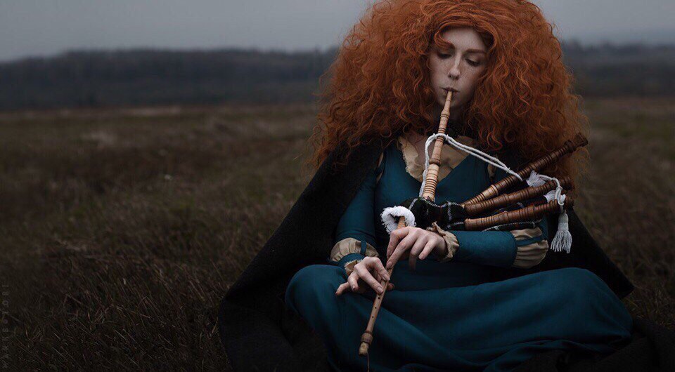 Merida cosplay from Brave - Cosplay, brave Heart, The photo, Redheads, Girls, Braveheart (film)