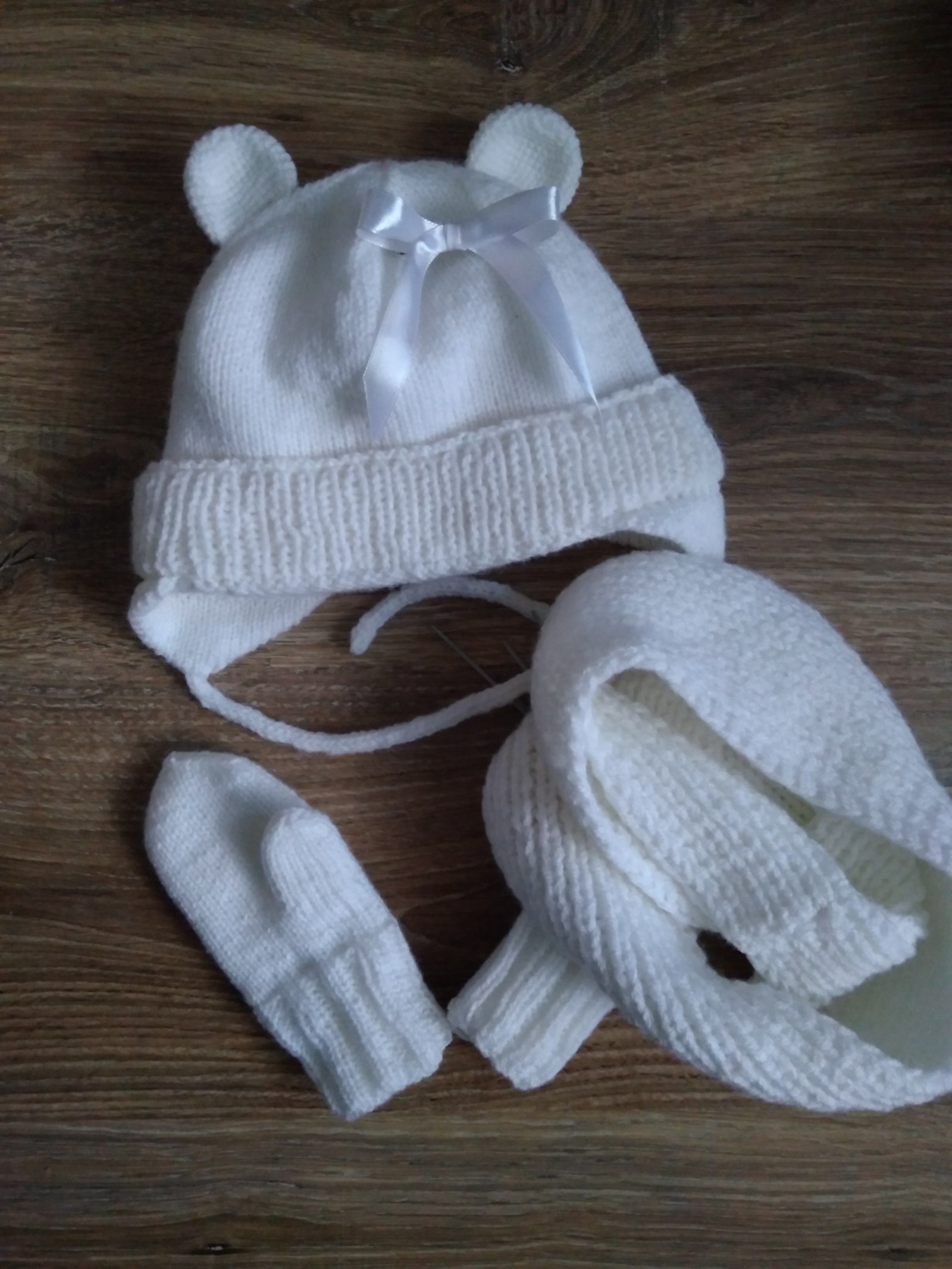 Winter tenderness. - My, Cap, Snood, Mittens, , Knitting, Knitting to order, Minsk, Decree