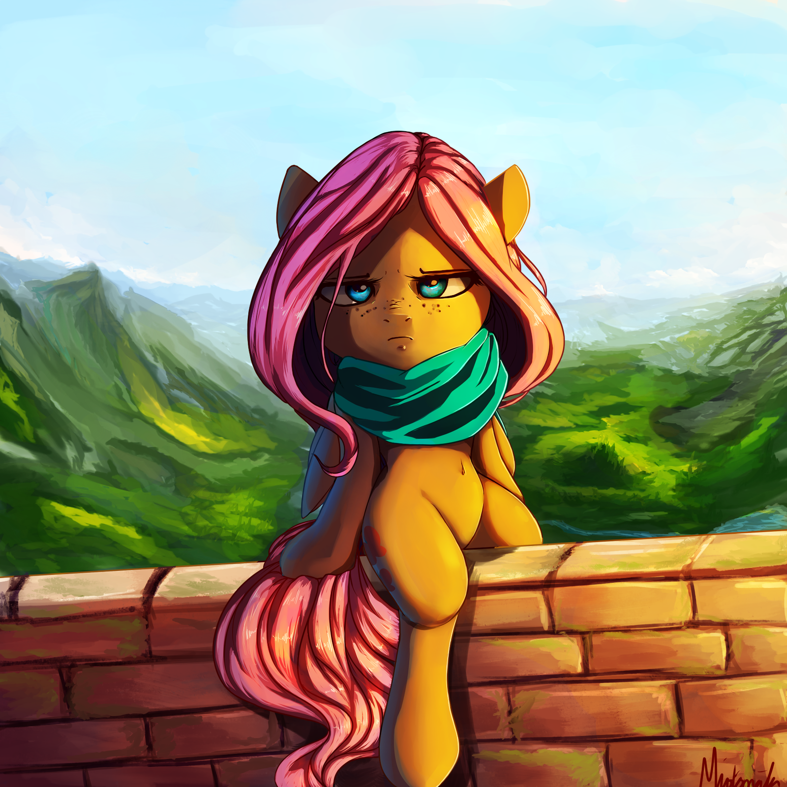 Bored by Miokomata - My little pony, Fluttershy, Miokomata