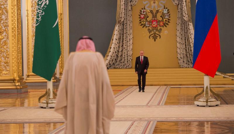 Vladimir Putin met with the King of Saudi Arabia in the Kremlin. - Politics, Photoshop master, Vladimir Putin, Longpost