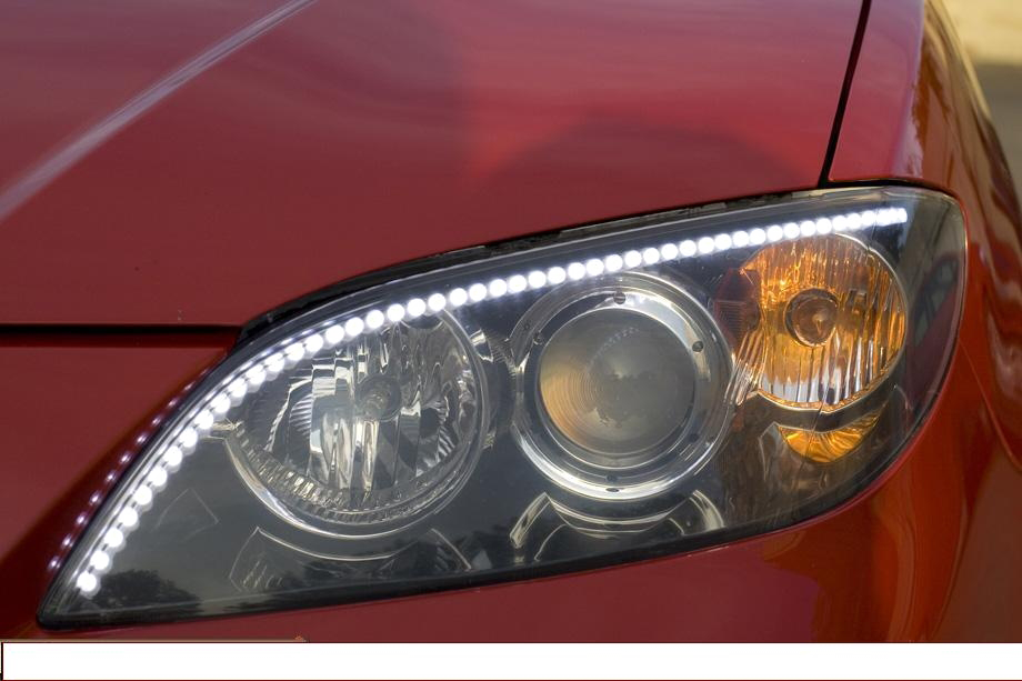 On car headlights, or rather diode strips, a question - My, Auto tuning, , Traffic police, Motorists, Tuning, Question, Auto