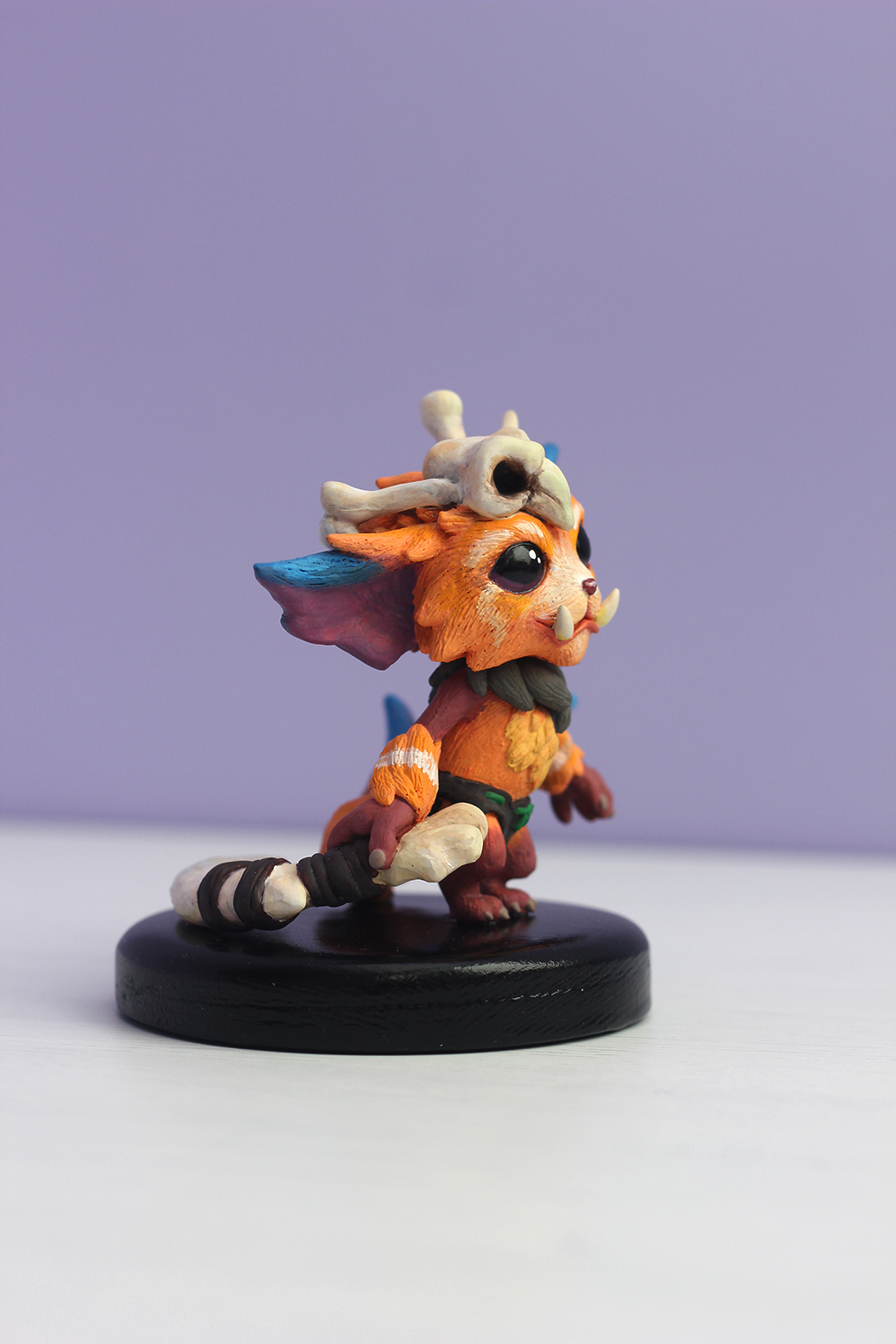 Gnar (League of Legends) - My, League of legends, LOL, Gnar, Handmade, Polymer clay, , Polymer clay, Figurine, Longpost, Figurines