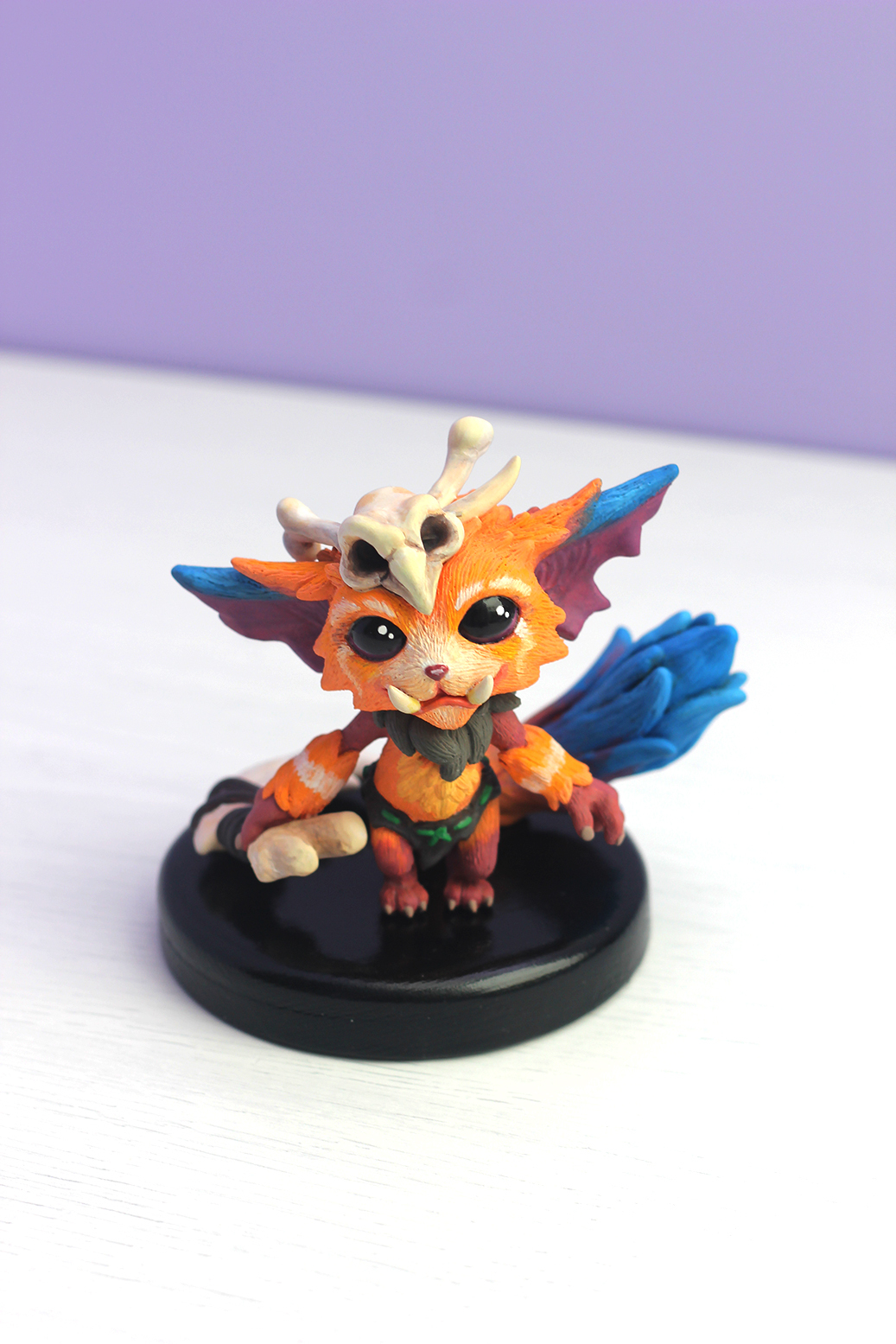 Gnar (League of Legends) - My, League of legends, LOL, Gnar, Handmade, Polymer clay, , Polymer clay, Figurine, Longpost, Figurines