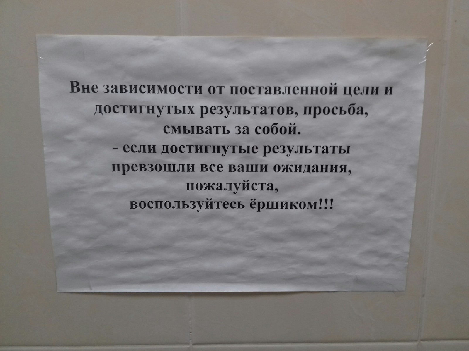 Лучший способ приобщения к культуре посещения туалета | Пикабу