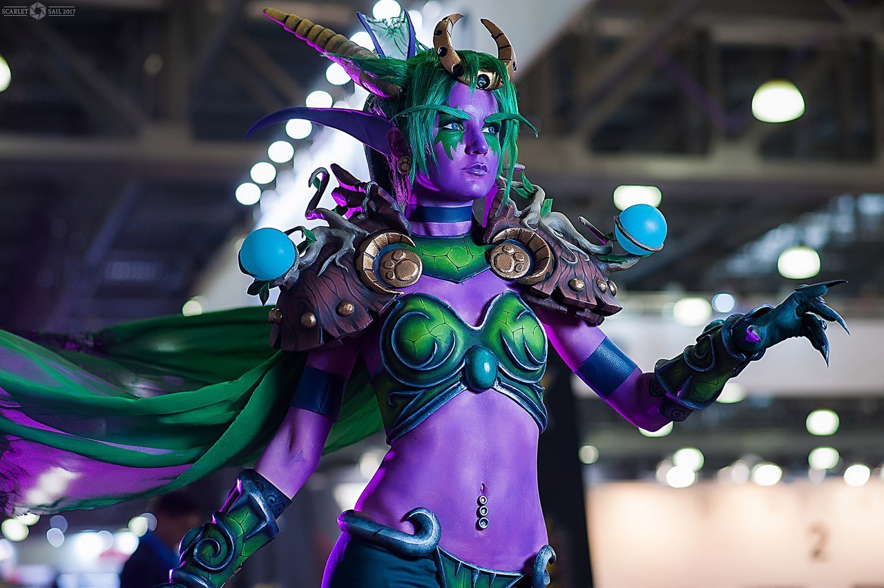 Изера на ComicCon 2017 - Косплей, Blizzard, WOW, World of Warcraft, Warcraft, Comiccon 2017, Длиннопост