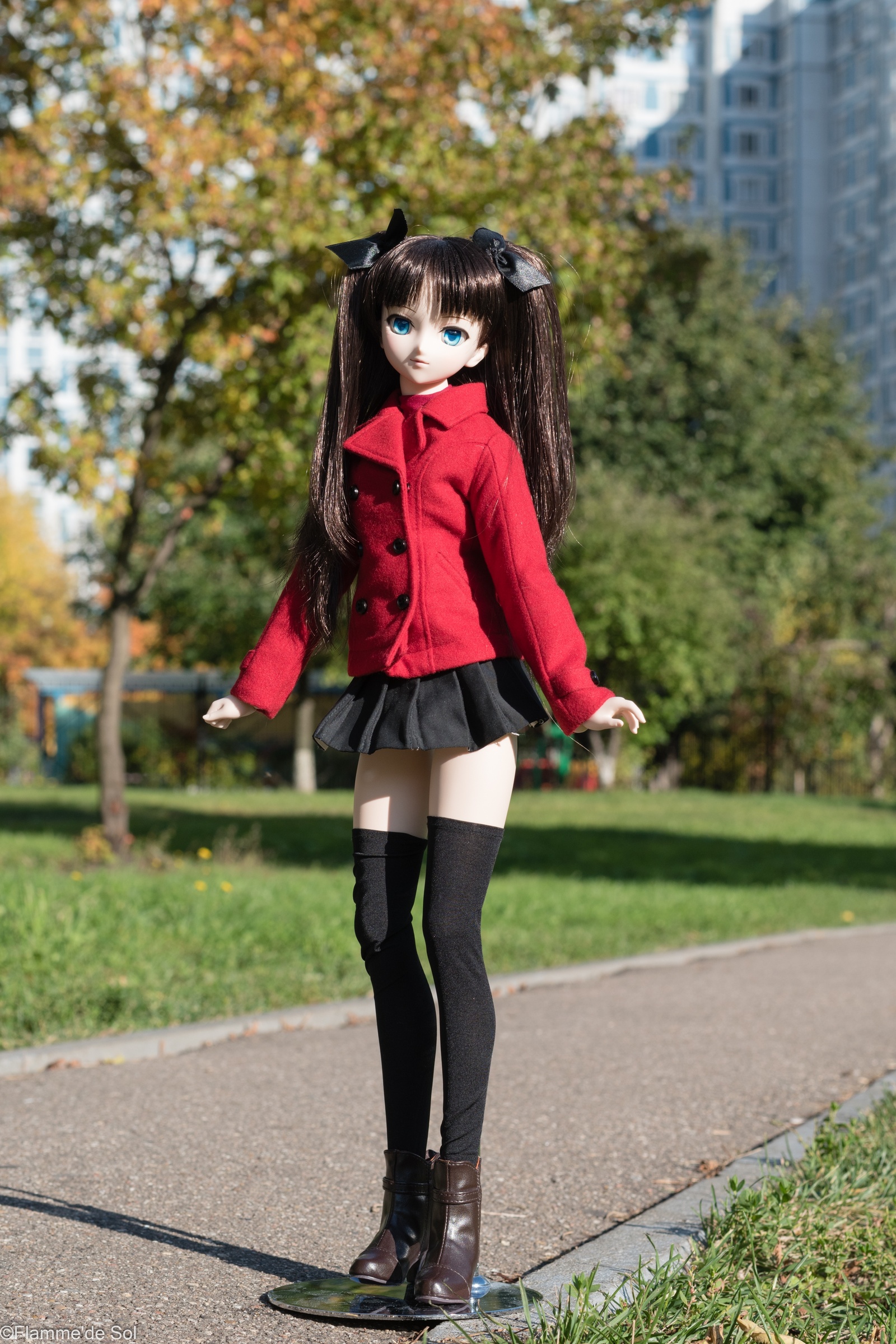 DollfieDream - Rin on a walk - My, Dollfiedream, Tohsaka rin, Anime, The photo, Hobby, Longpost