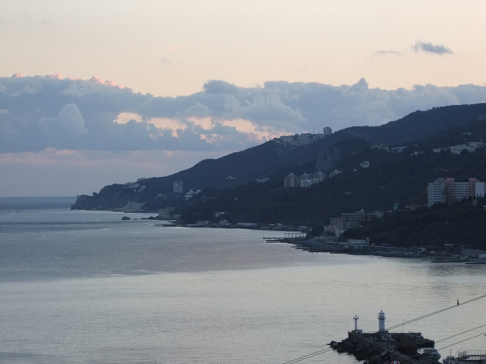 Evening over Yalta - My, Yalta, Skirts, , Longpost