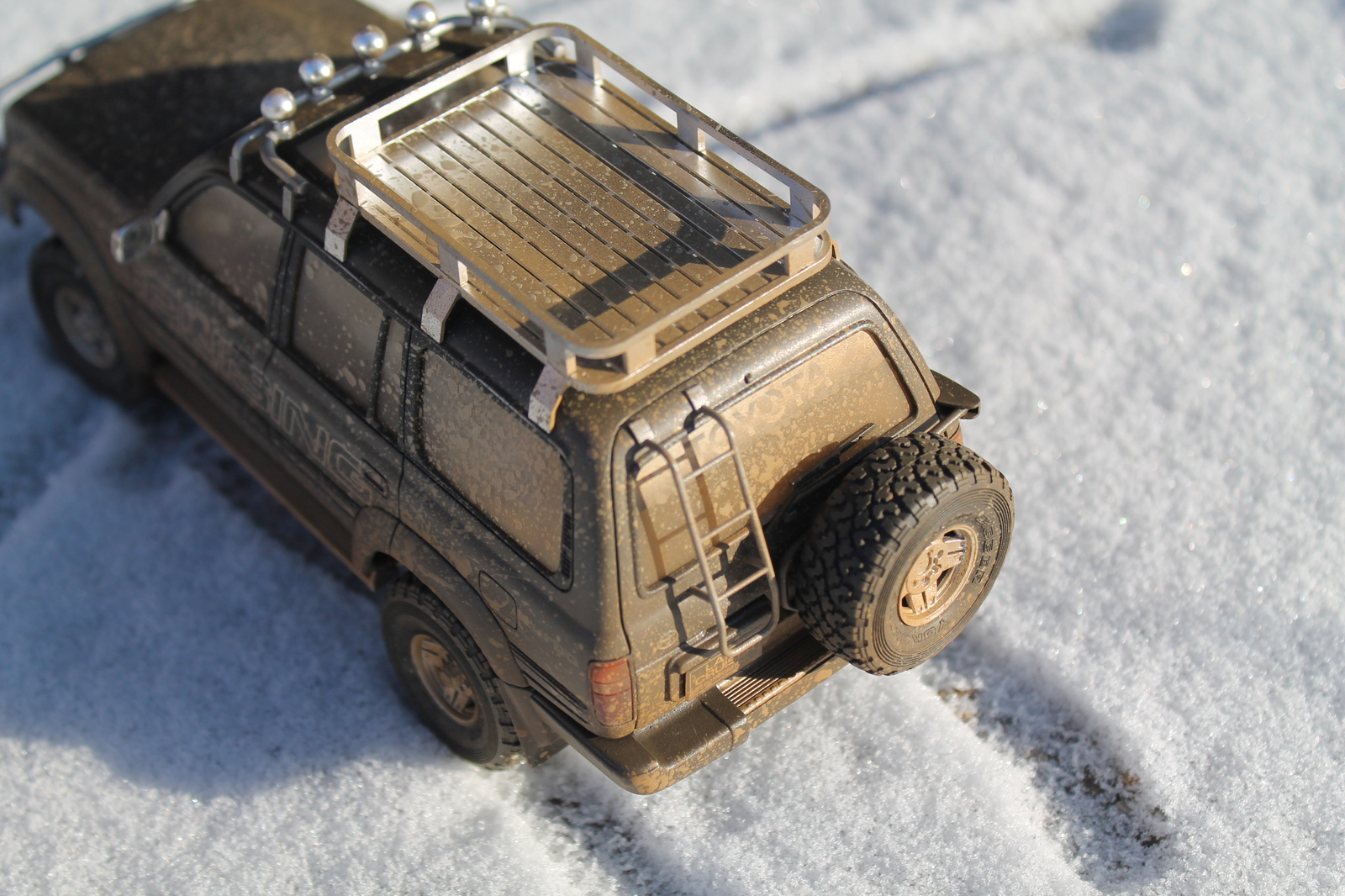 Land Cruiser 80 - My, Modeling, Rukozhop, Car modeling, Stand modeling, I share, , , Toyota, Longpost, 1:24