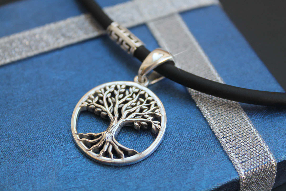 Yggdrasil in silver - My, Yggdrasil, Pendant, Amulet, Silver, Creation, Longpost, Needlework with process, 