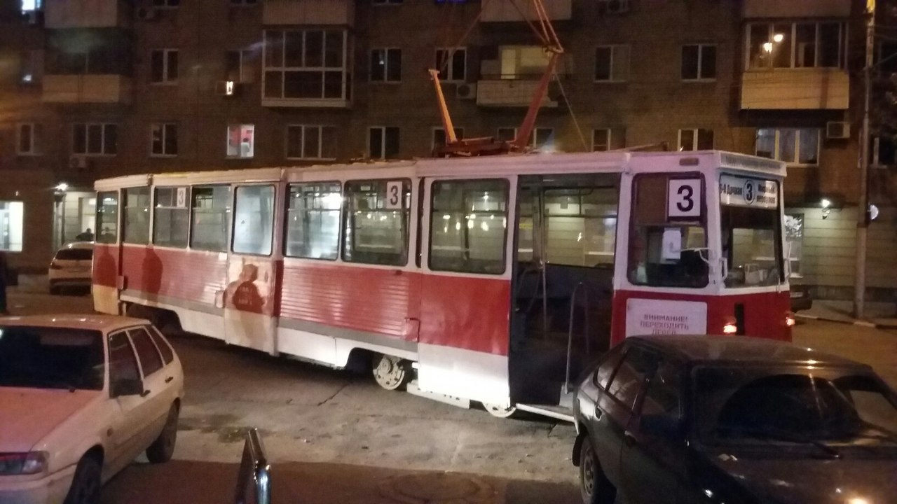 When you're a tram driver but a drifter at heart. Saratov. - Saratov, Tram, Crash, Saratov vs Omsk, Drift