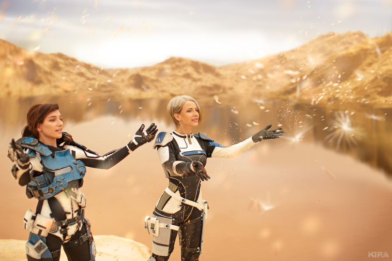 Cosplay KeyVei & Cora Harper (Mass Effect) - Mass effect, Cosplay, Cora Harper, , Computer games, Longpost, Kmitenkova_photoarts