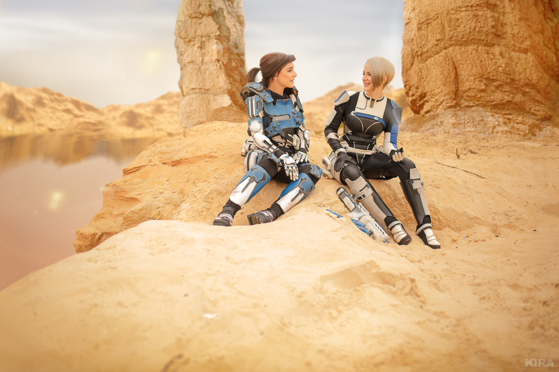 Cosplay KeyVei & Cora Harper (Mass Effect) - Mass effect, Cosplay, Cora Harper, , Computer games, Longpost, Kmitenkova_photoarts