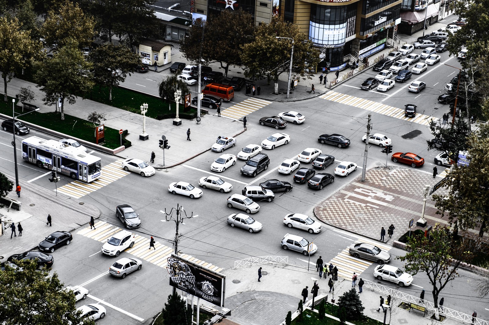 Crossroads. Makhachkala, 2016 - My, Traffic, Makhachkala, Nikon D800