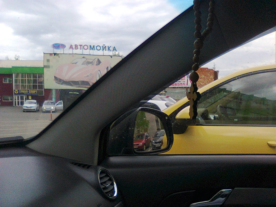 Обтяжка экокожей передних накладок стоек лобового стекла. | Пикабу