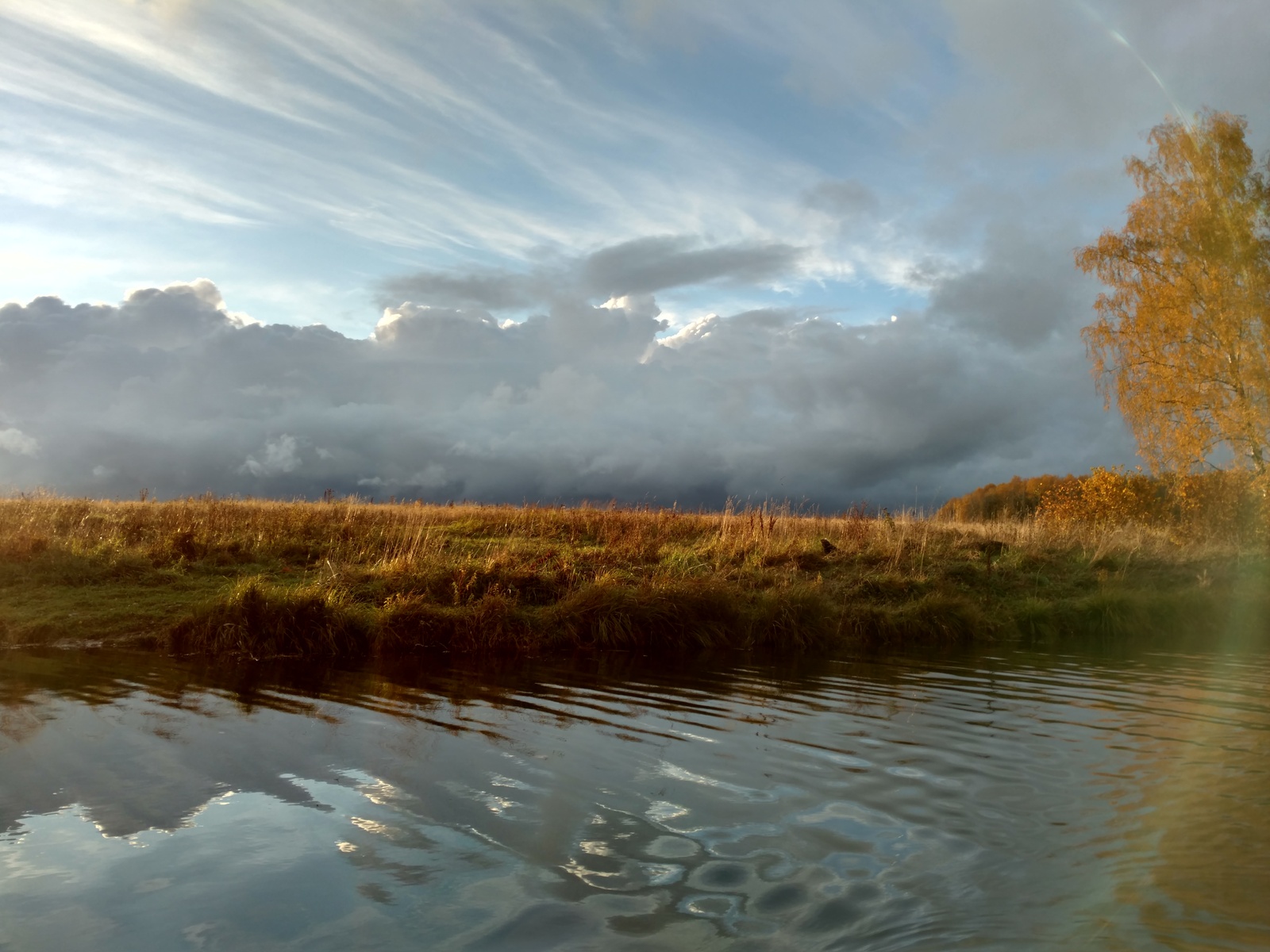 Autumn leaves are falling, fishing, I don't need anyone but you. - My, Autumn, Fishing, Landscape