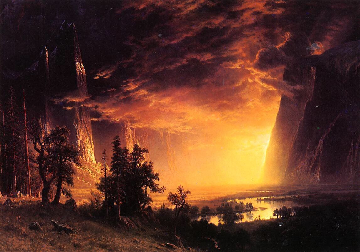 Paintings by Albert Bierstadt - Painting, beauty, Artist, , Longpost