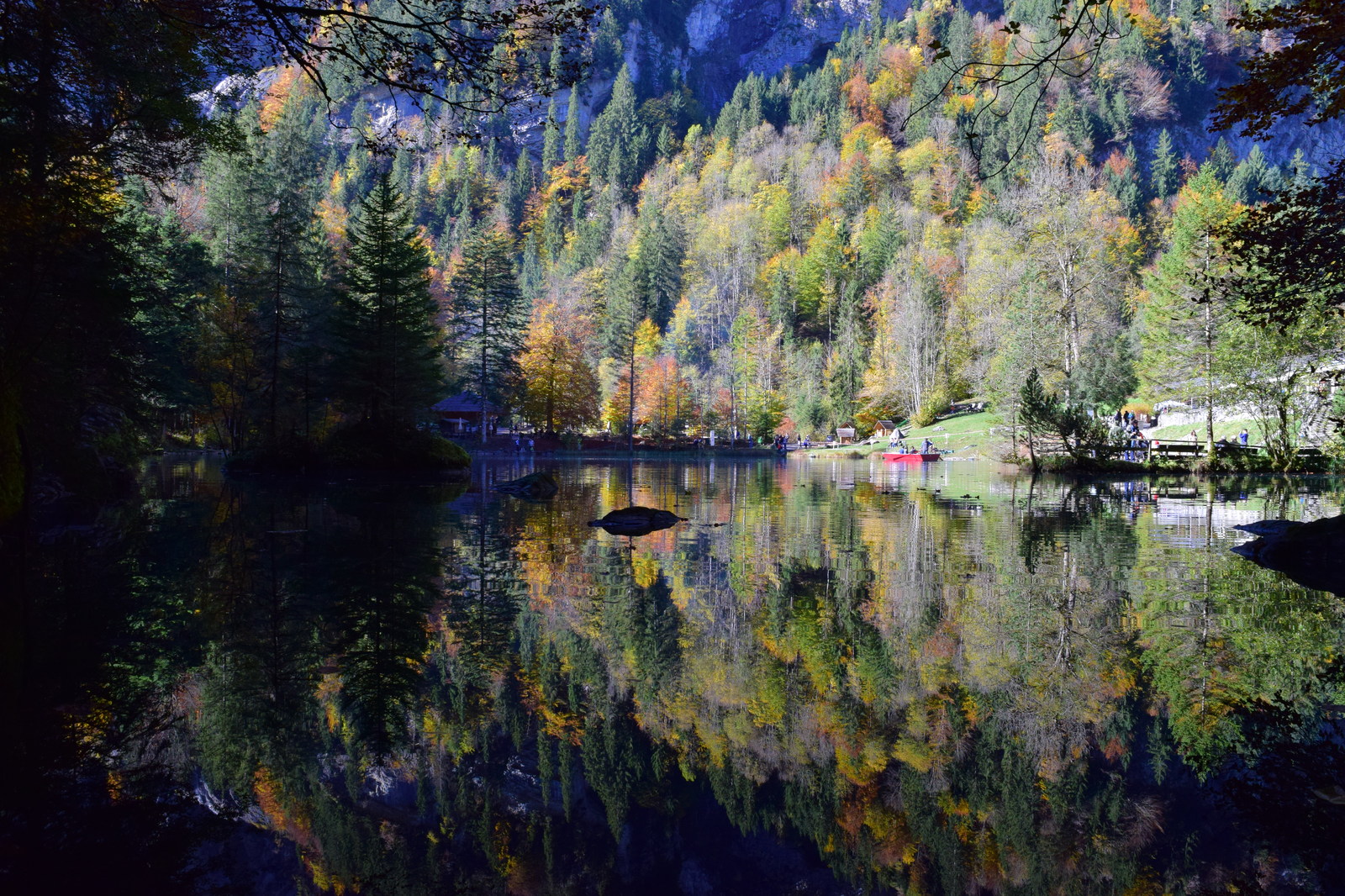 Blausee, Switzerland - My, The photo, Nature, Travels, Switzerland, Lake, Longpost