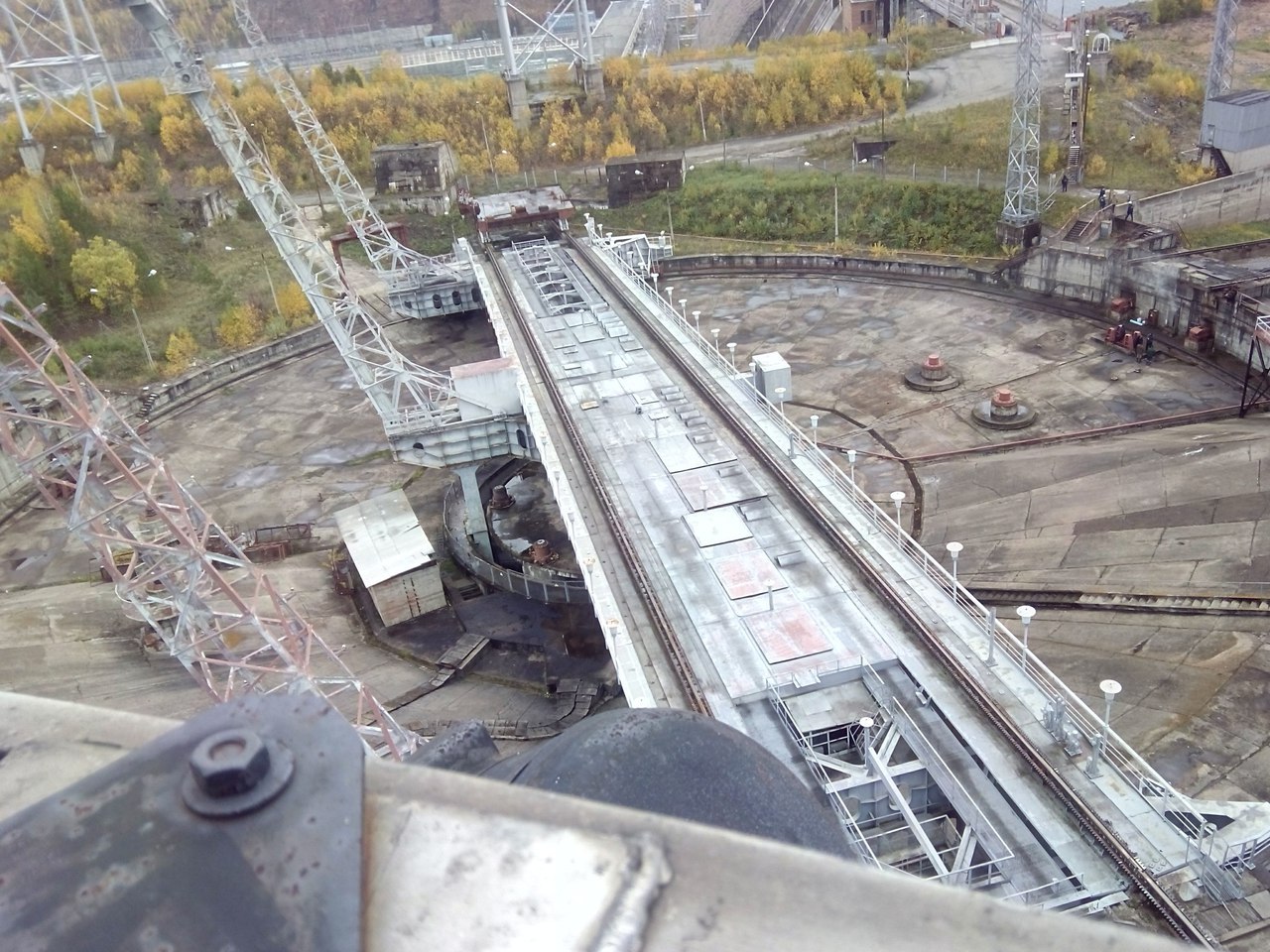 Krasnoyarsk ship lift. - My, Ship lift, Krasnoyarsk, Divnogorsk, Hydroelectric power station, Longpost