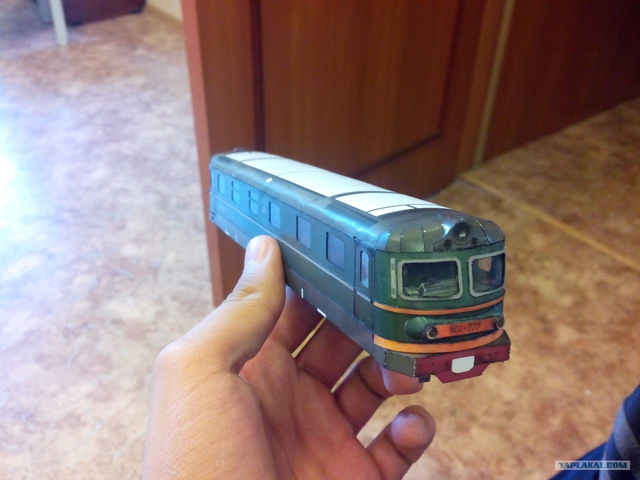 Electric locomotive ChS2 made of paper. Part 1: body - My, Papercraft, Paper products, Handmade, Paper, Electric locomotive, Railway, Modeling, Longpost