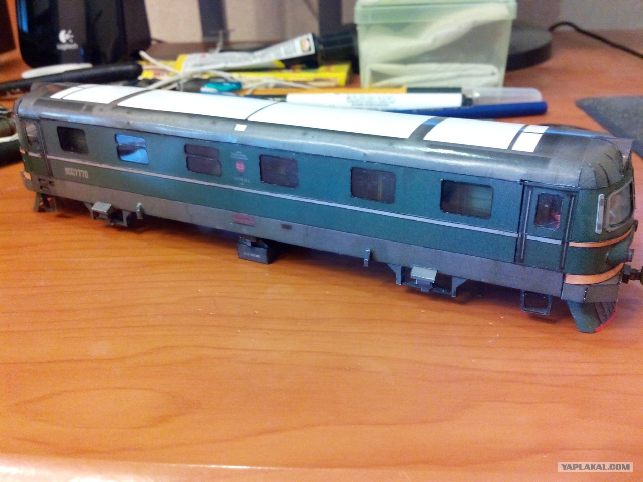 Electric locomotive ChS2 made of paper. Part 1: body - My, Papercraft, Paper products, Handmade, Paper, Electric locomotive, Railway, Modeling, Longpost