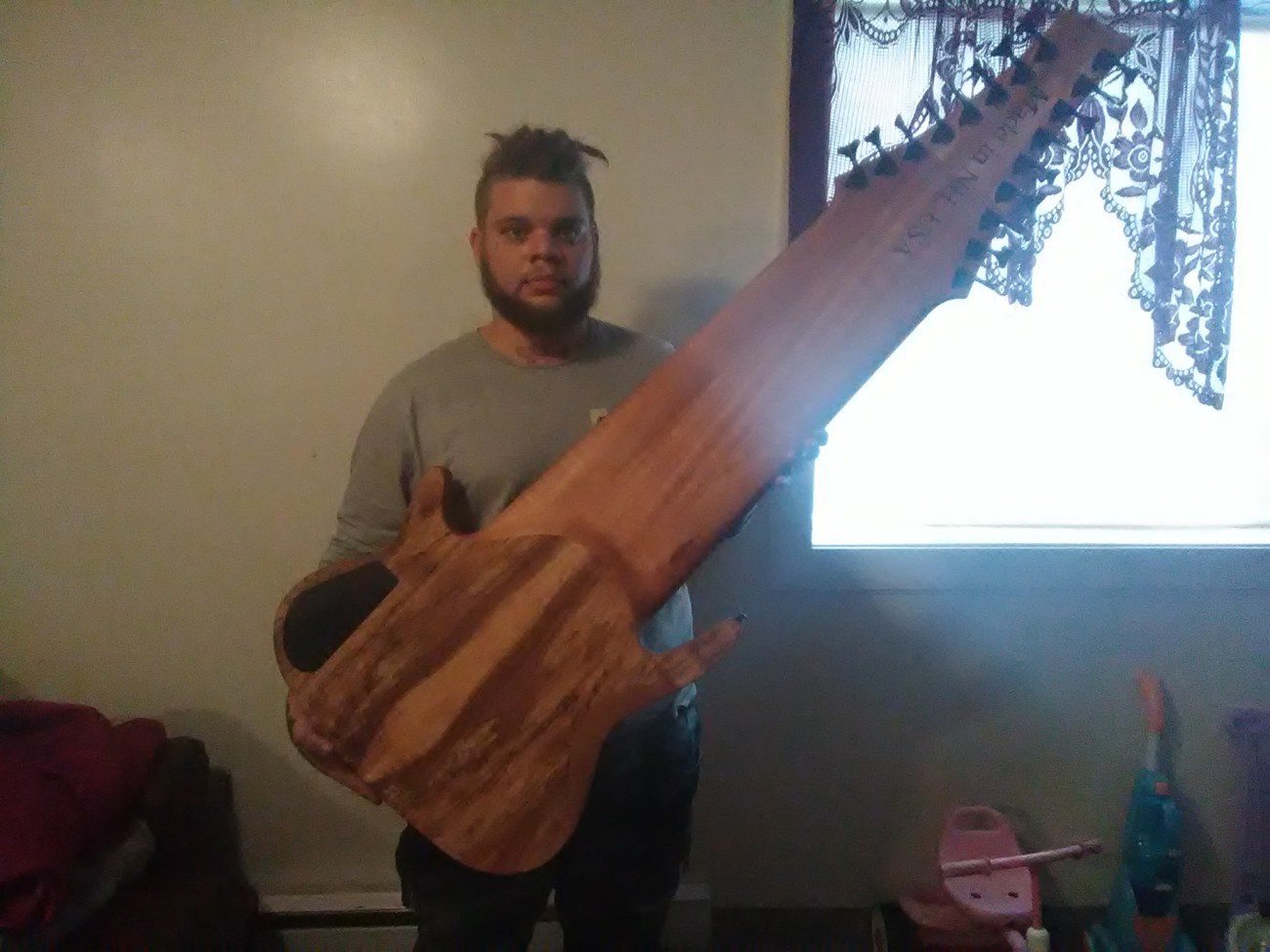 17 string guitar - Guitar, Giants, Longpost