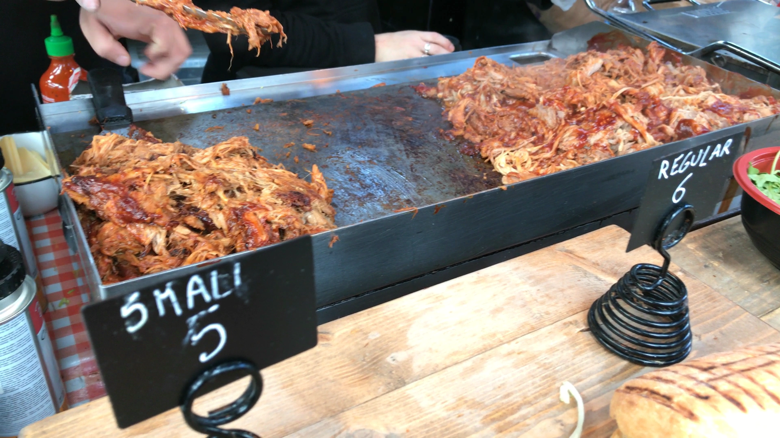 Pulled pork, pulled pork and what it is eaten with. - My, Food, , London, Video, Longpost