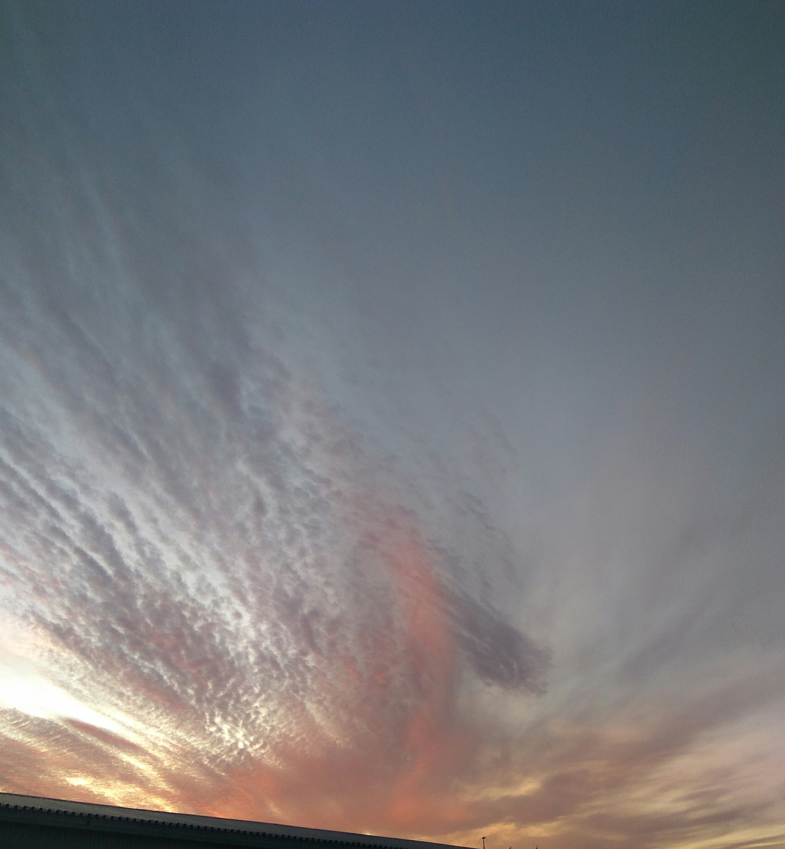 Cloud Pegasus at sunset - My, Sunset, Clouds