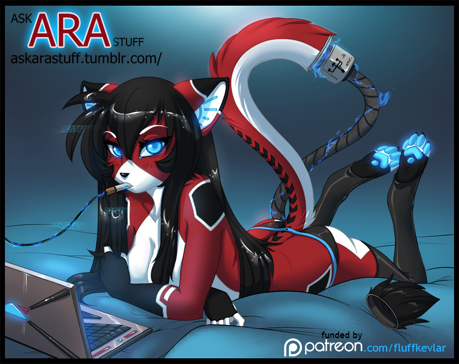 Artificial Relay Administrator - NSFW, Furry, Art, Furotica, Cyborgs, Fluff-Kevlar, Longpost, Ara