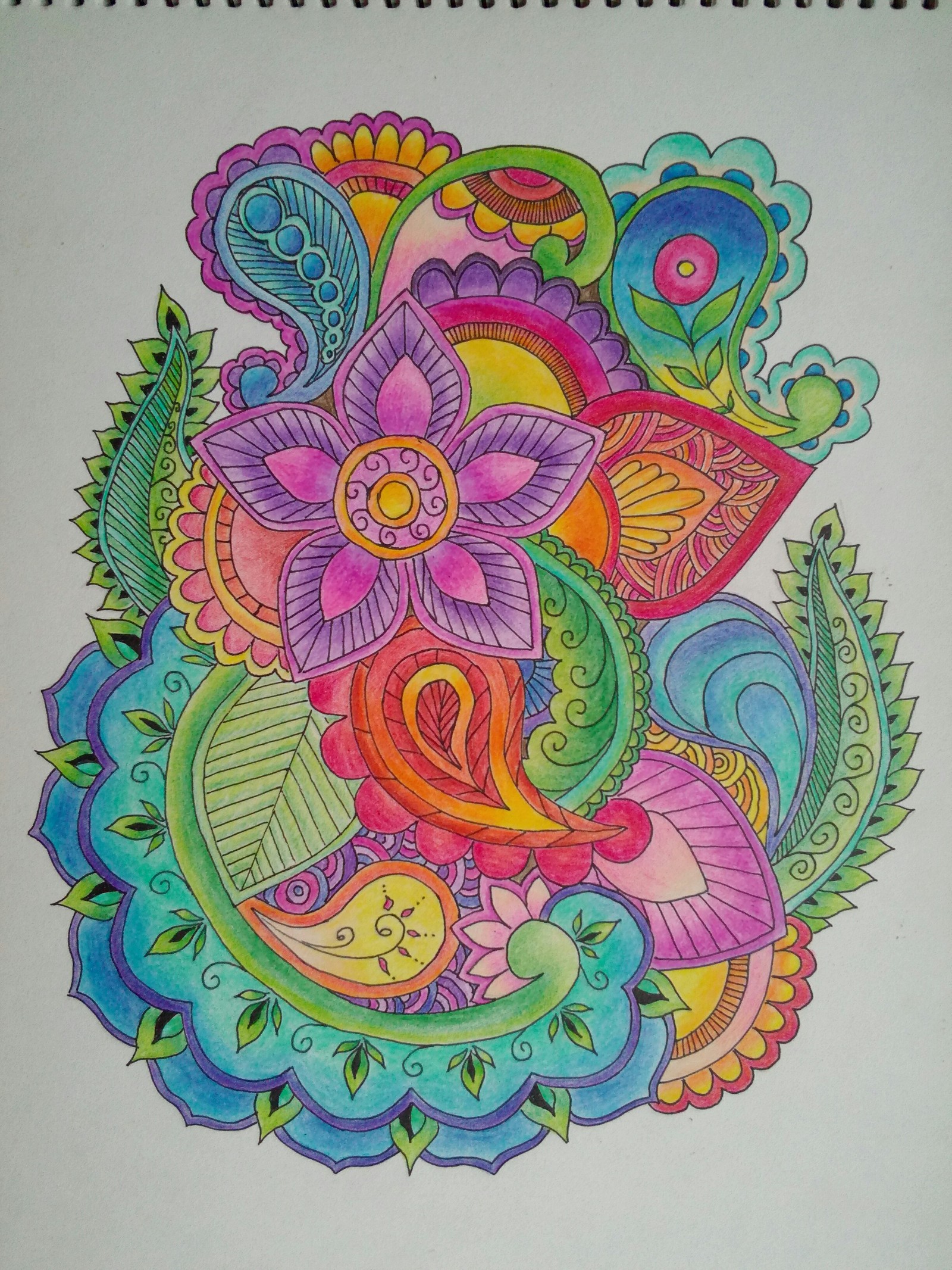 Zentangle, dudling part. - My, Doodle, Art, Zentangle, Painting, Longpost