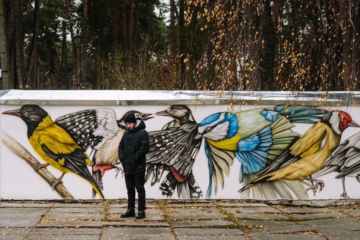 Dima Krab, street art artist - Street art, Artist, Airbrushing, Drawing, Modern Art, Video, Interview, Etherlords, Longpost