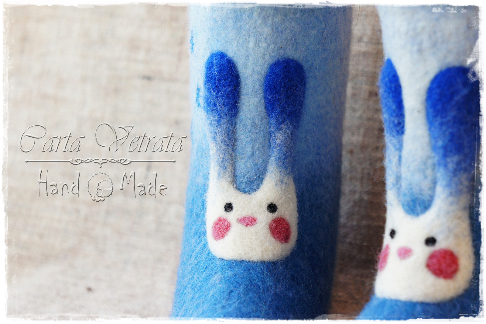 New piled up, Running Bunnies - My, Wet felting, Felt boots, Handmade, With your own hands, Needlework, Straight arms, Wallow, Handmade, Video, Longpost