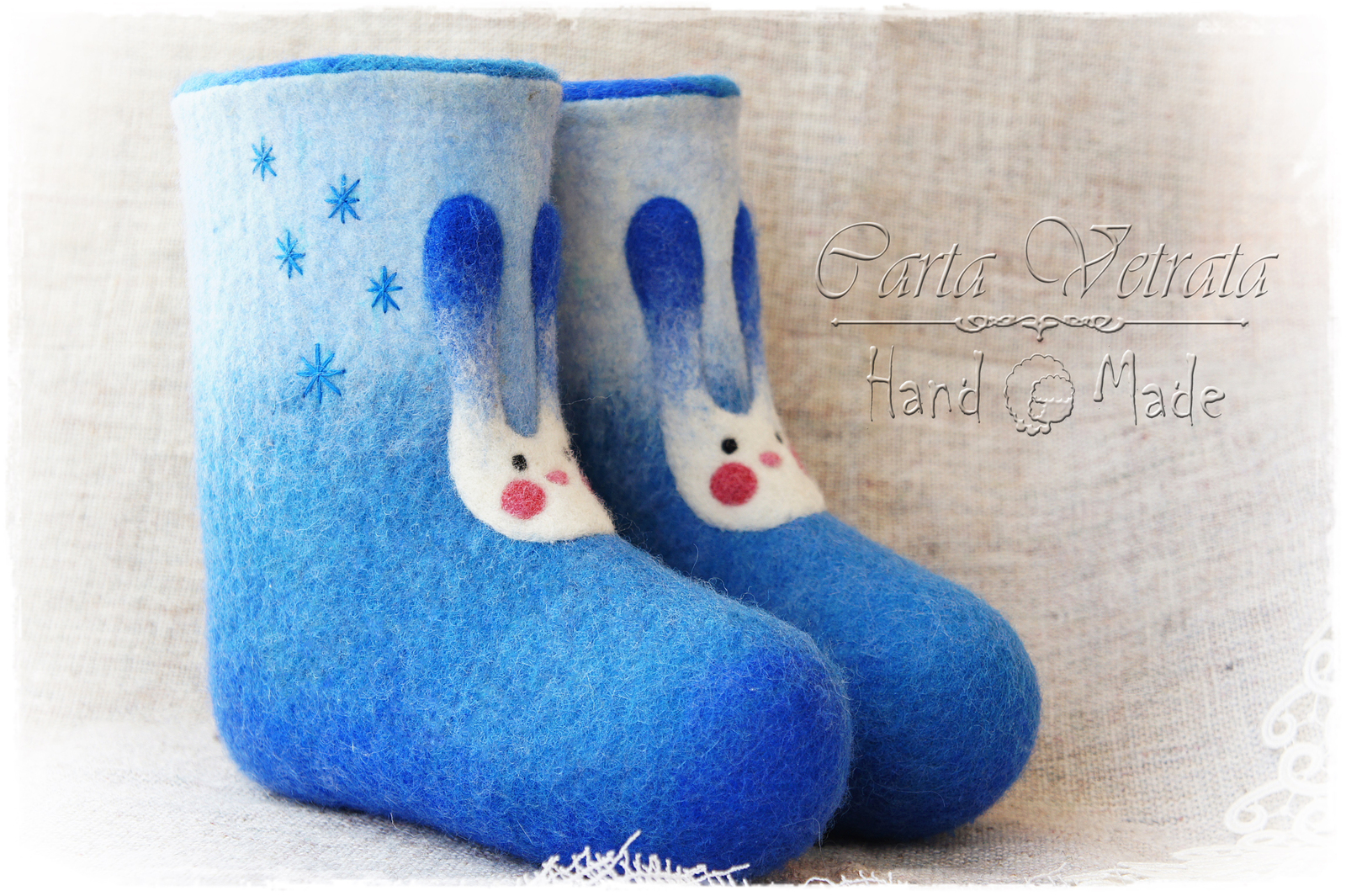 New piled up, Running Bunnies - My, Wet felting, Felt boots, Handmade, With your own hands, Needlework, Straight arms, Wallow, Handmade, Video, Longpost