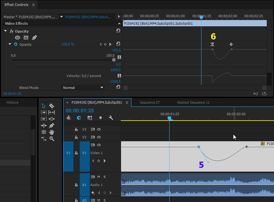 Видеомонтаж от А до Я (часть 8) - Видеомонтаж, Обучение, Длиннопост, Adobe Premiere PRO, Анимация, Гифка