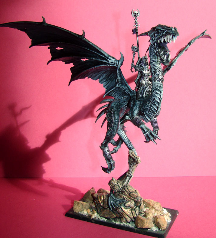 The Dragon - My, Warhammer, The Dragon, Warhammer fantasy battles, Warhammer: age of sigmar, Dark Elves, My, Longpost