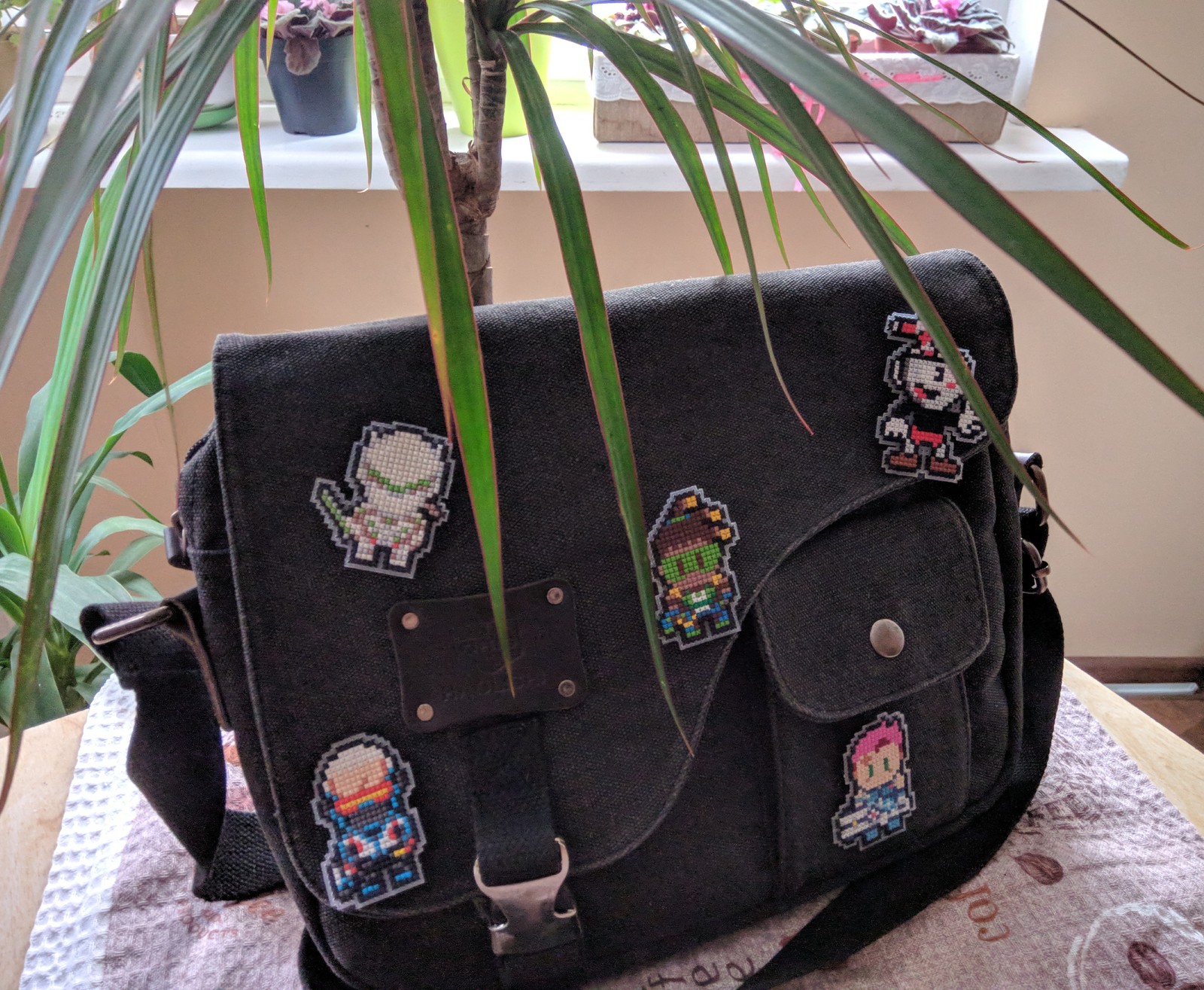 Lucio (embroidery) - My, Lucio, Overwatch, Embroidery, Handmade, With your own hands, Longpost, Icon