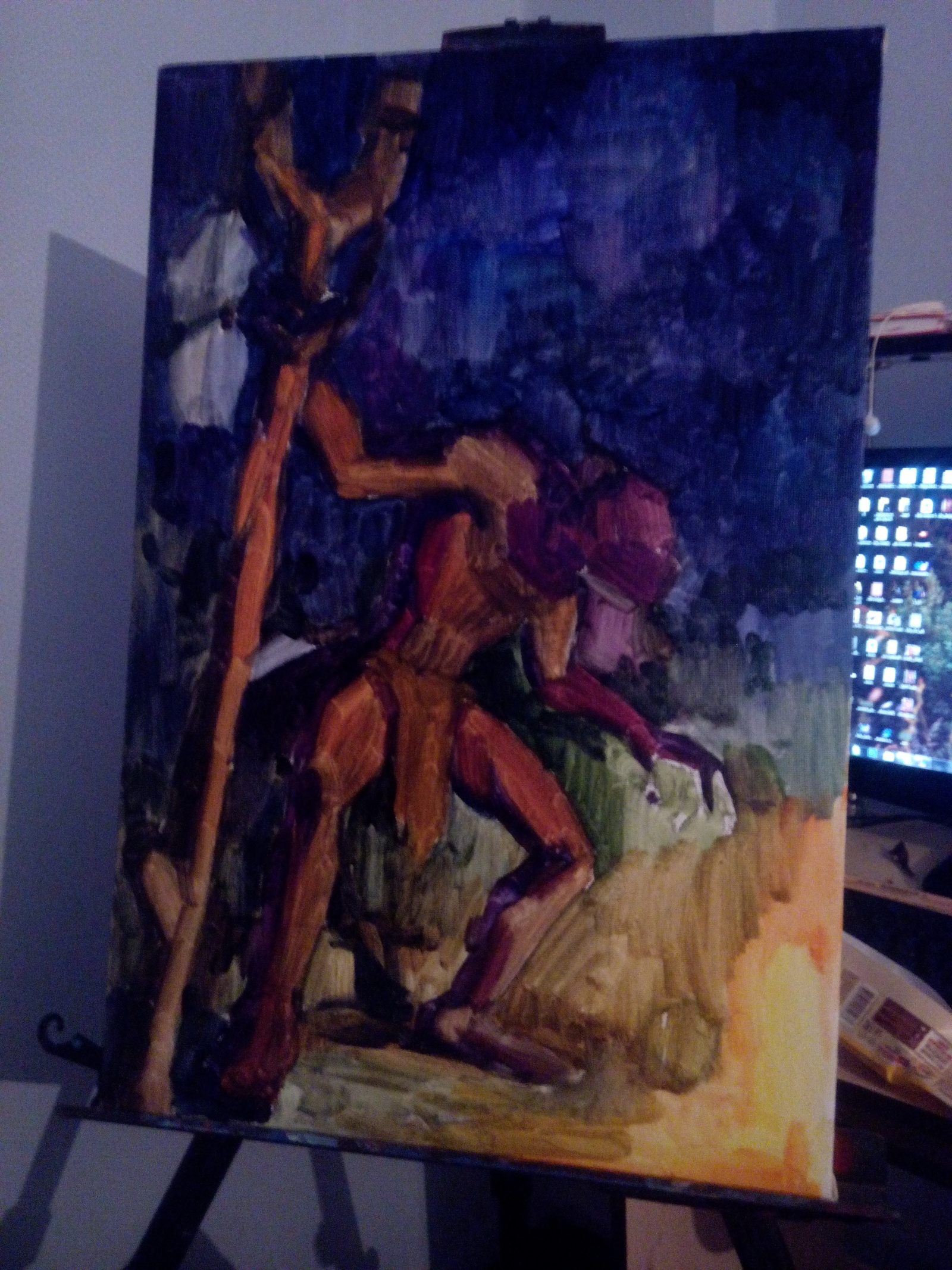 Witch Doctor. - My, Rna1ssnc, Witch Doctor, Dota 2, Dota 2 Art, Art, Games, Painting, Oil painting, Longpost