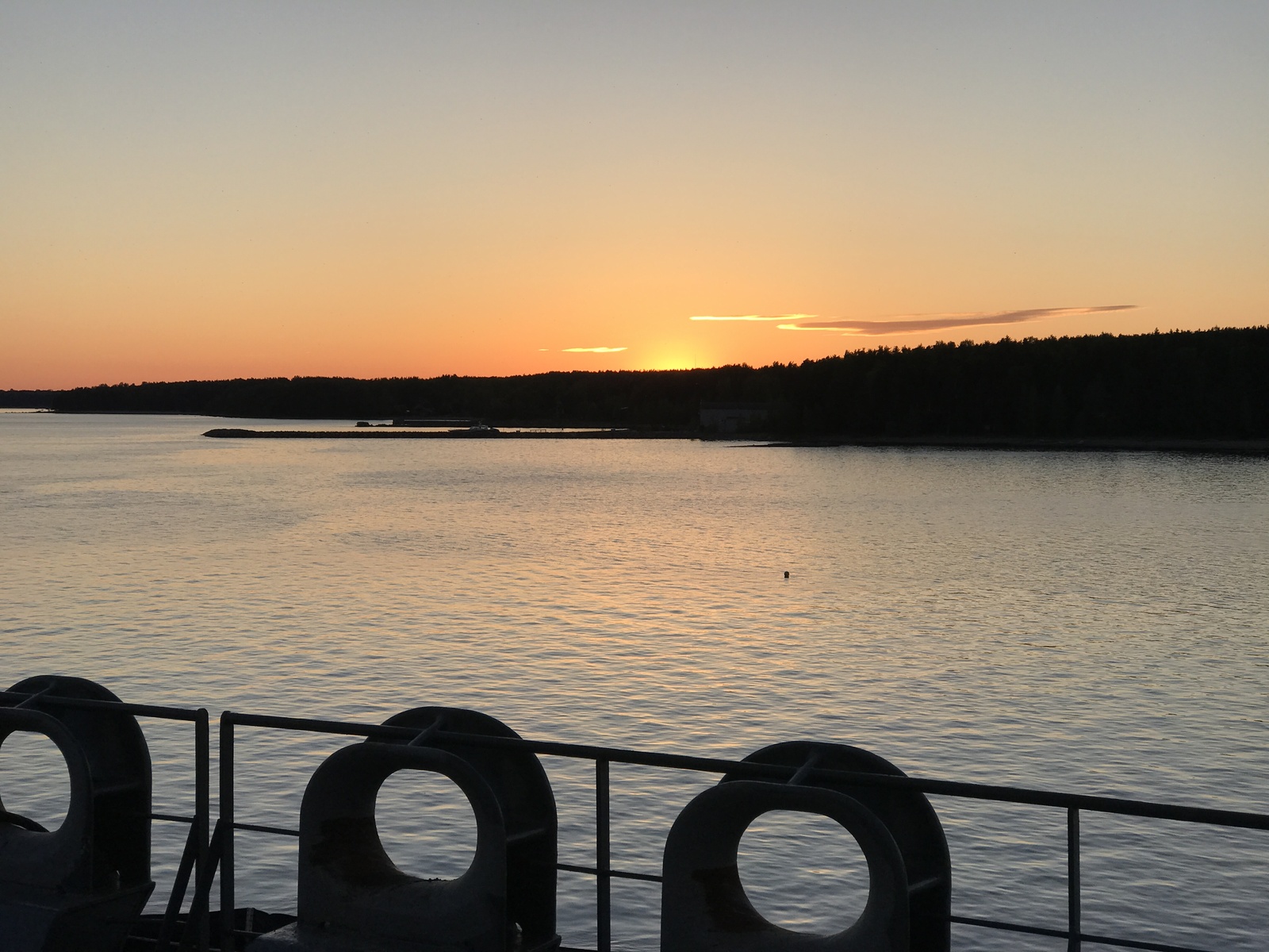 Primorsk - Rotterdam - My, Denmark, Bridge, Sunset, Sea, Tanker, Work, Baltic Sea, Longpost