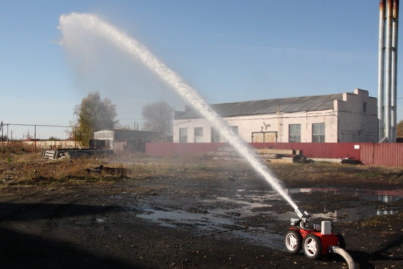 In the Trans-Urals created a fire robot - Mound, Firefighters, Robot, , Longpost