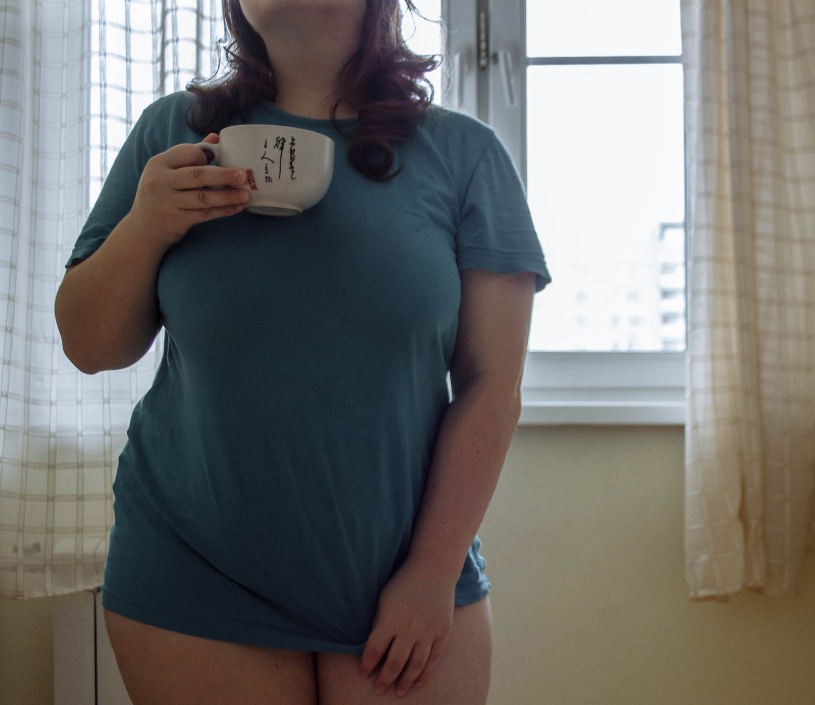 Morning in the kitchen. Part 1. - NSFW, My, , , Fullness, Kamvkhora, Girls, Longpost