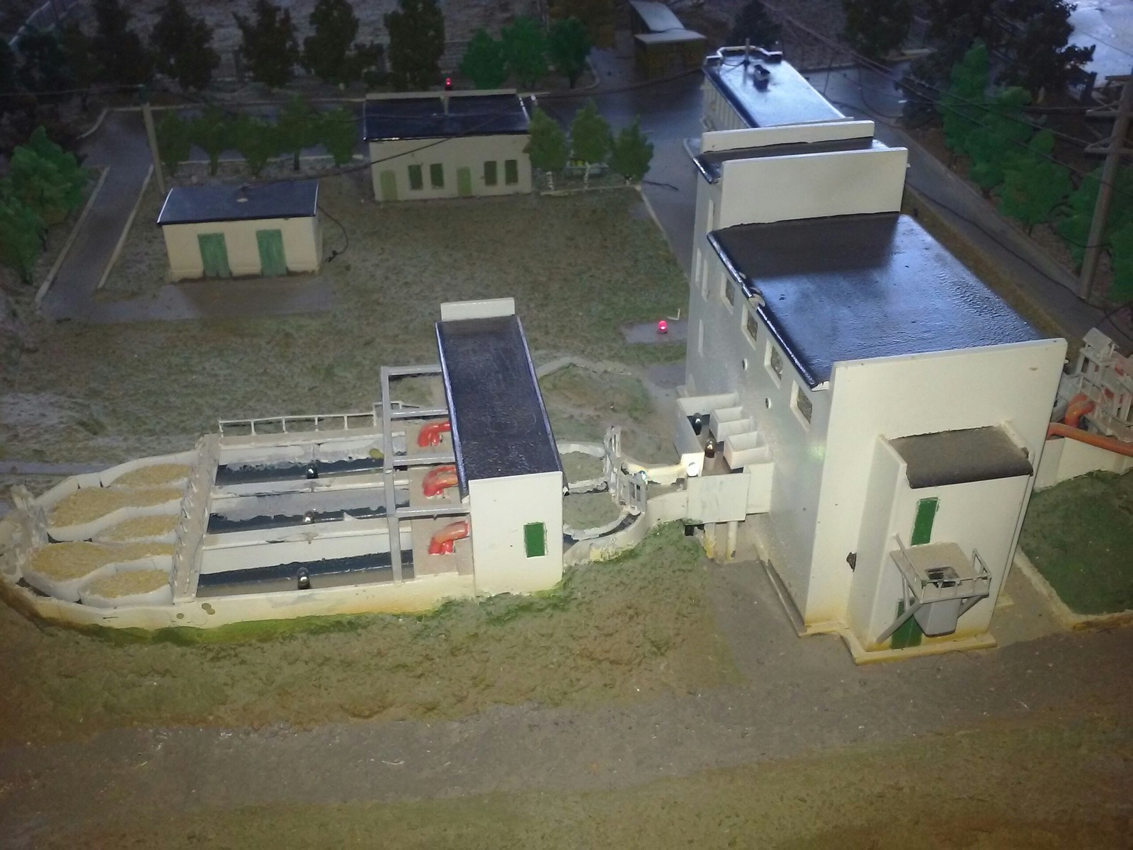 Model of treatment facilities. - My, Modeling, The photo, Wastewater treatment plants, Longpost