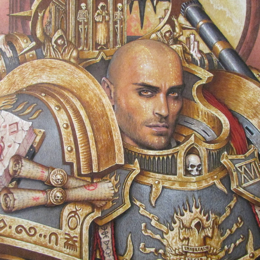 Warhammer 40k artwork — The Dark King by David Severeide