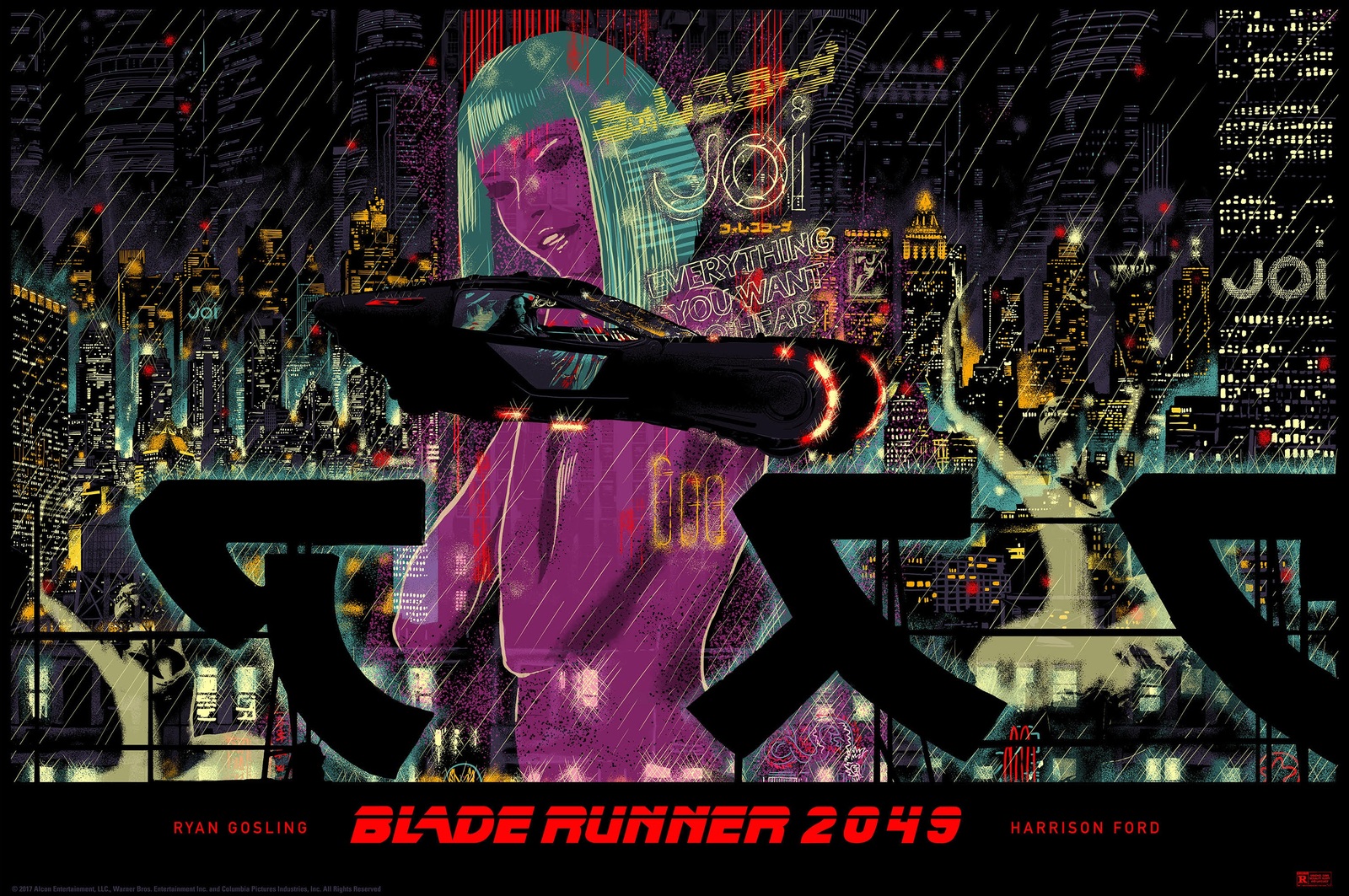 Art posters for the movie Blade Runner 2049 - Movies, Blade Runner 2049, Art, Poster, Longpost