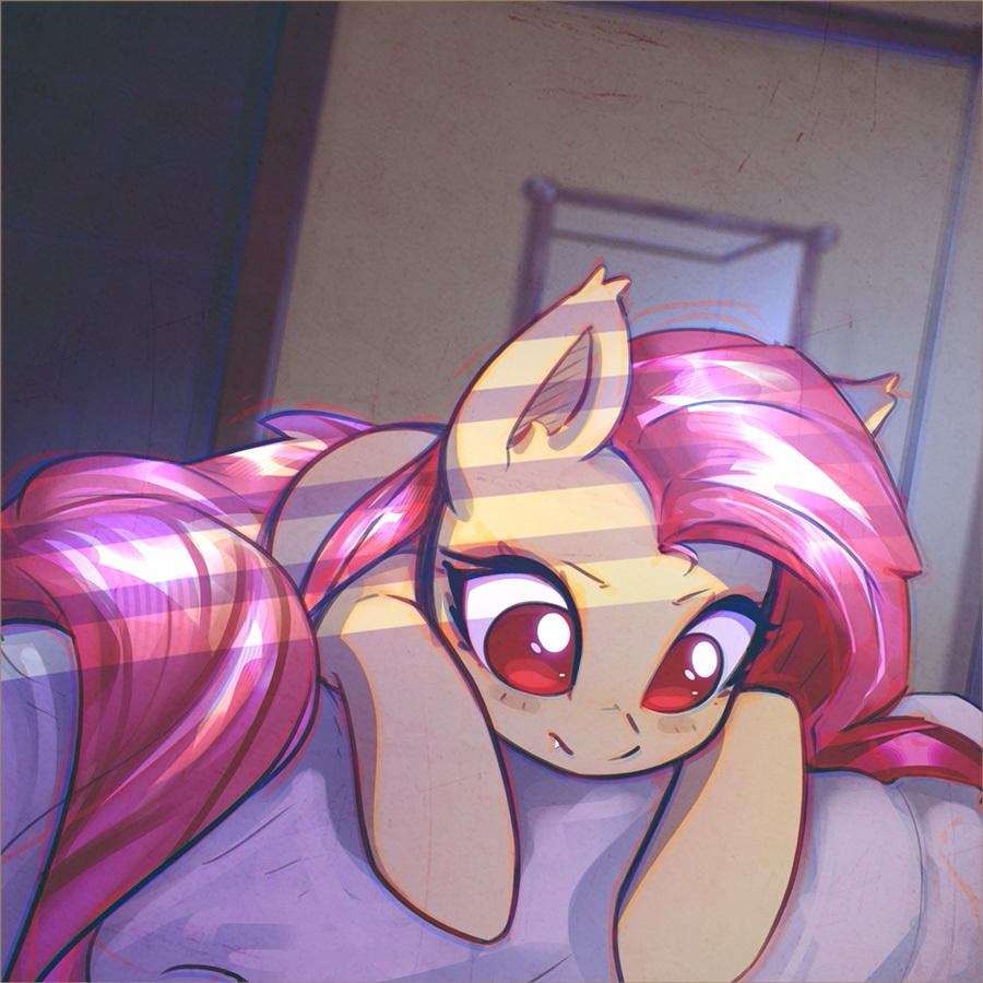 Flutterbat - My Little Pony, PonyArt, Flutterbat, Mirroredsea