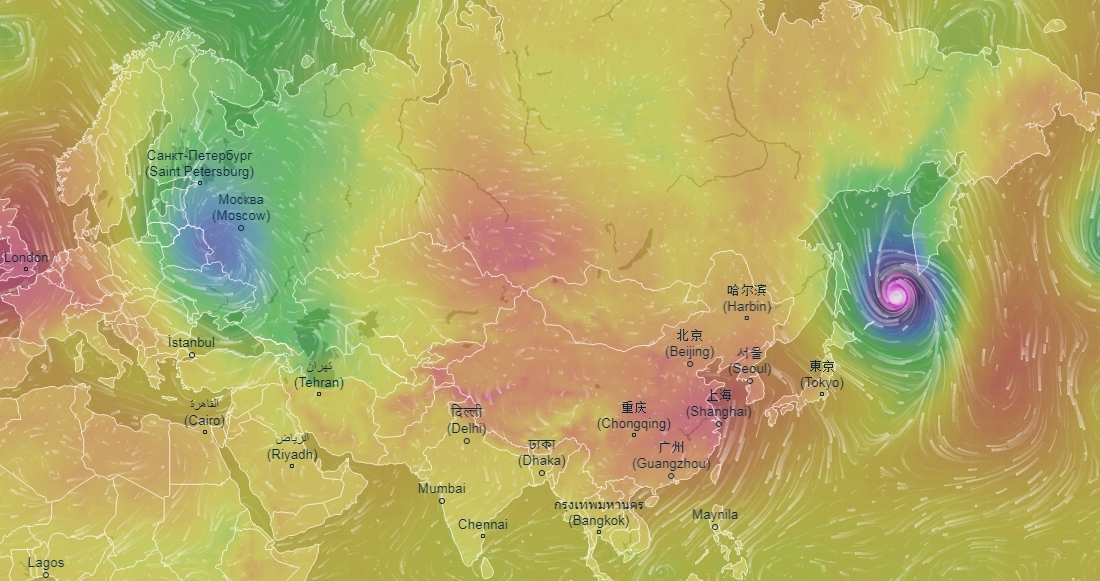 Atmospheric pressure map looks like an opening portal - My, Ventusky, Weather, , Longpost