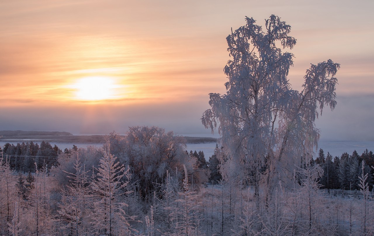 Село Еланка - Якутия, Лена, Октябрь, Осень, Снег, Природа, Пейзаж, Туризм, Длиннопост, , 2014