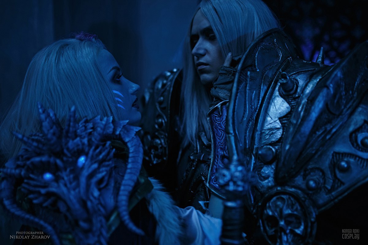 Arthas and Frost Lich Jaina от lifestream - Косплей, Blizzard, Артас Менетил, Джайна Праудмур, Frost Lich Jaina, Aoki, Narga, Lifestream, Длиннопост