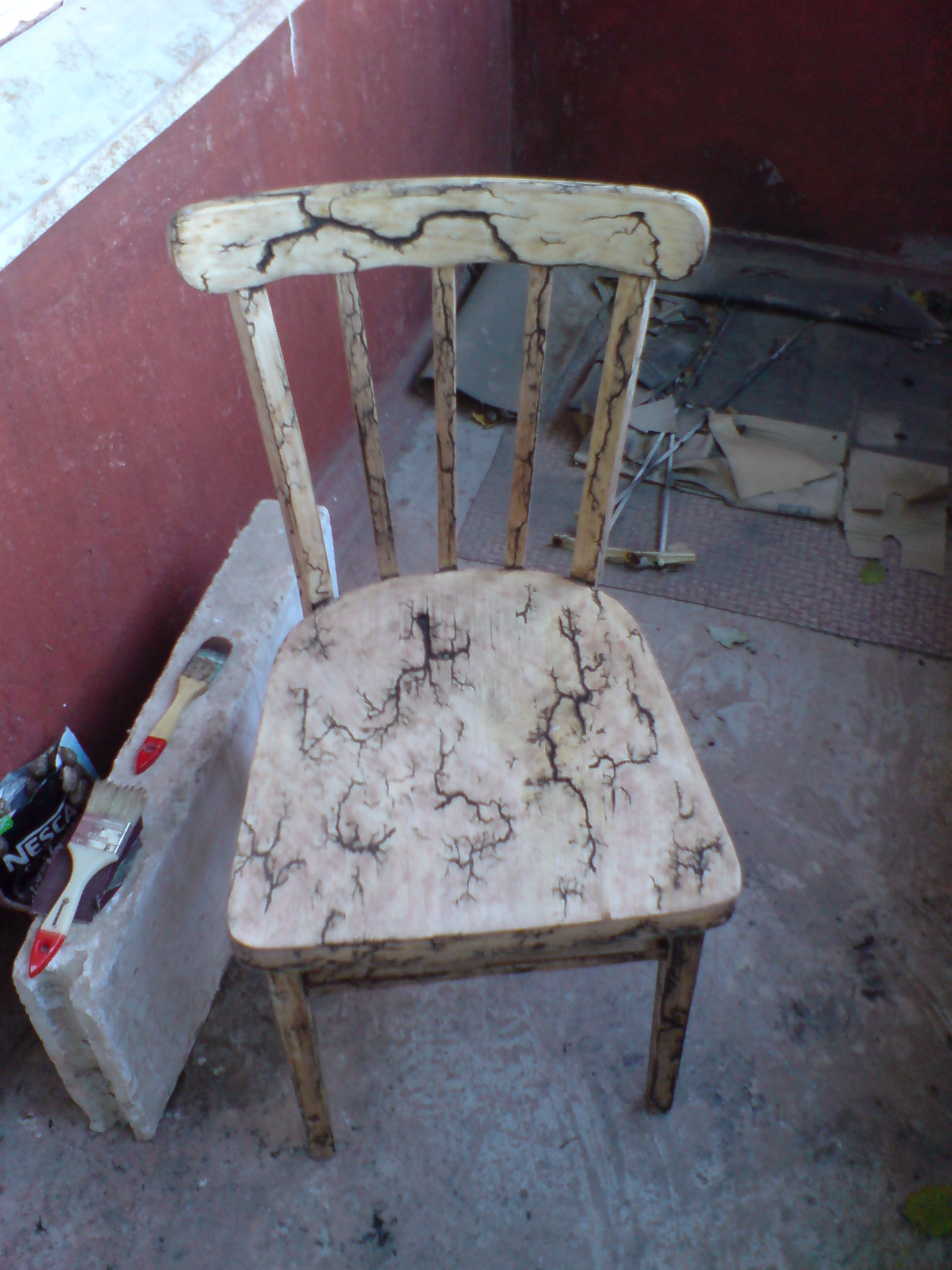 Preparation of a chair with zippers. - My, Homemade, Restoration, Chair, Tree, With your own hands, Longpost