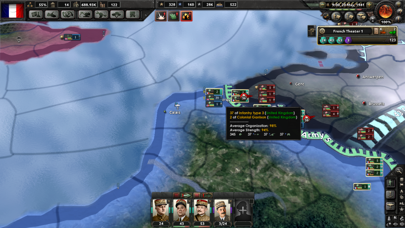 My adventures in VE Day 4, or how I survived for France - My, My, Hearts of Iron IV, Longpost