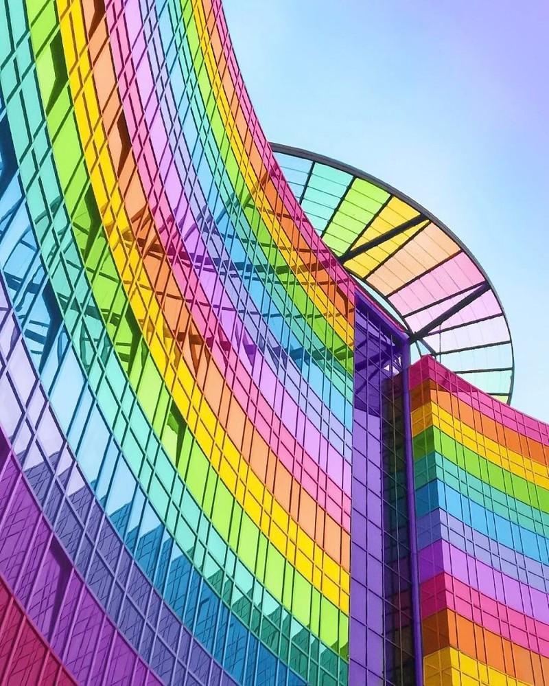 New York artist makes the world a rainbow - The photo, Paints, Rainbow, Photographer, Longpost